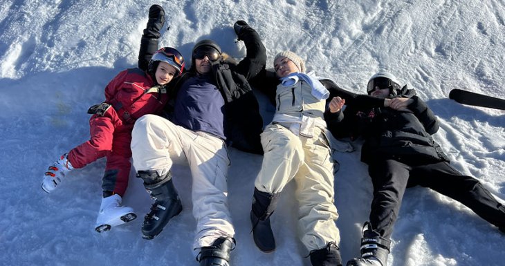 Jawed r&ecirc;ve de la montagne en famille 
