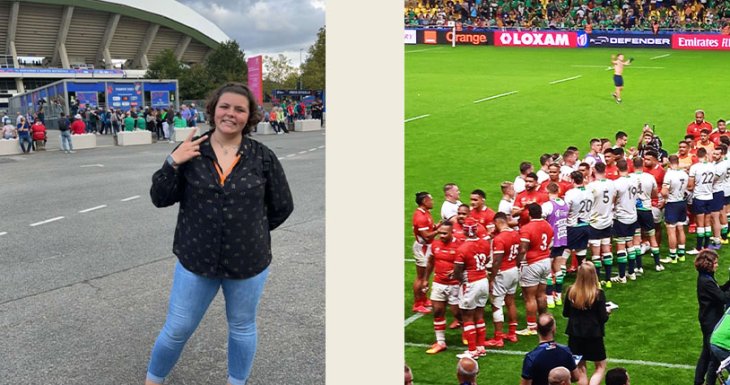 [9000e r&ecirc;ve] Lucie &agrave; la Coupe du Monde de Rugby 2023
