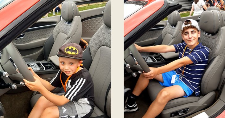 Logan, Kylian et Noah au Restrosport