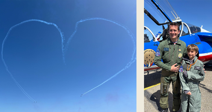 Une journ&eacute;e avec la Patrouille de France