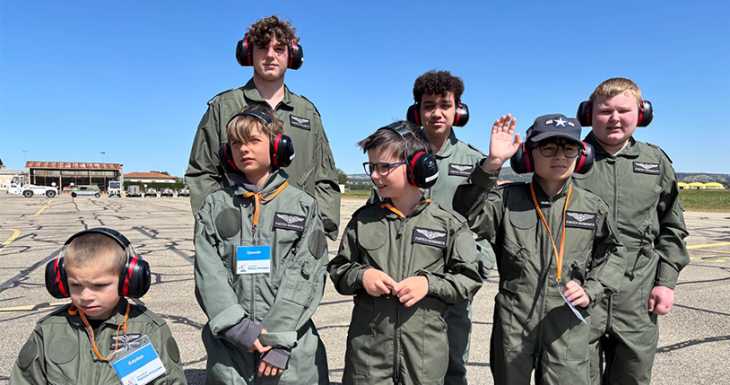 Une journ&eacute;e avec la Patrouille de France