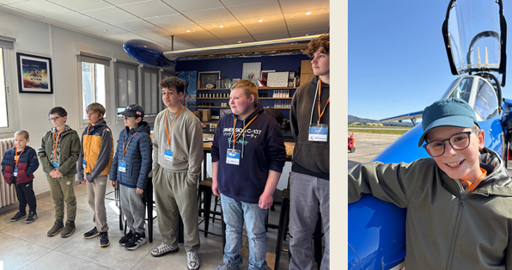 Une journ&eacute;e avec la Patrouille de France