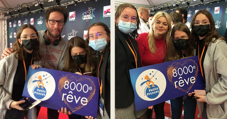 Julie, Laure et Valentine ont r&eacute;alis&eacute; le 8000e r&ecirc;ve de l&rsquo;Association