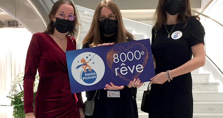 Julie, Laure et Valentine ont r&eacute;alis&eacute; le 8000e r&ecirc;ve de l&rsquo;Association