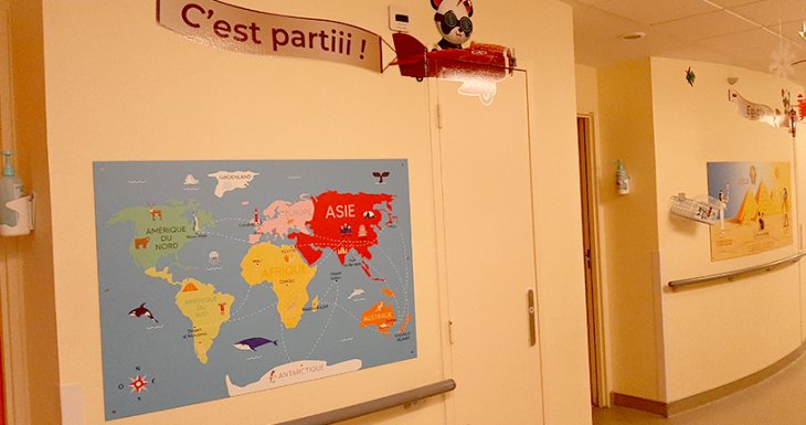 De la d&eacute;coration au sein des services p&eacute;diatriques