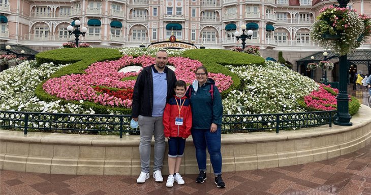 Un r&ecirc;ve &agrave; Disneyland Paris pour Alex