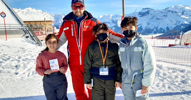 D&eacute;couvrir la neige et le ski en famille