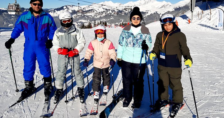 D&eacute;couvrir la neige et le ski en famille