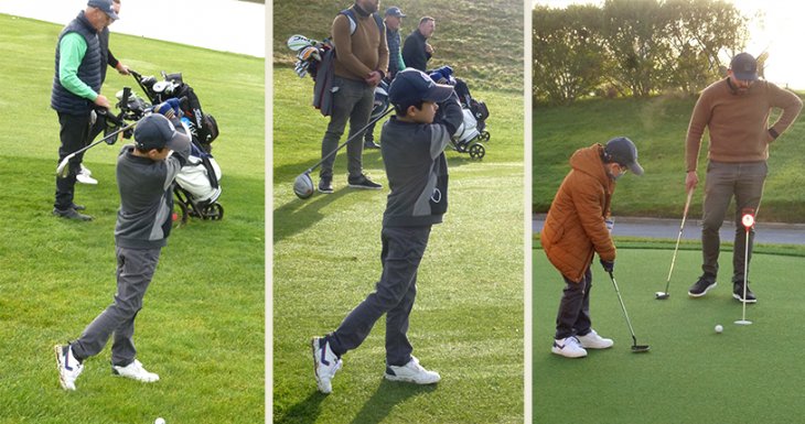 Jouer avec un golfeur professionnel