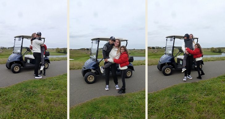 Jouer avec un golfeur professionnel