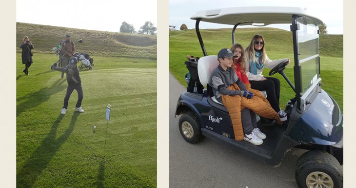 Jouer avec un golfeur professionnel