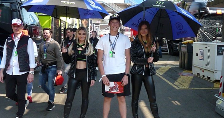 Le r&ecirc;ve de Myke au Moto GP 