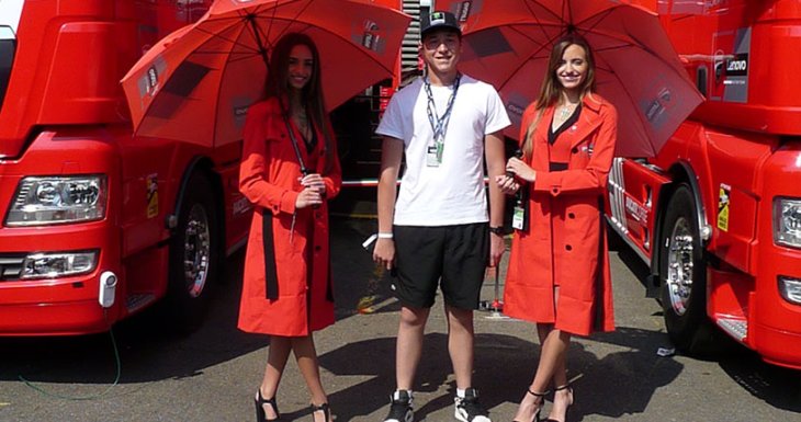 Le r&ecirc;ve de Myke au Moto GP 