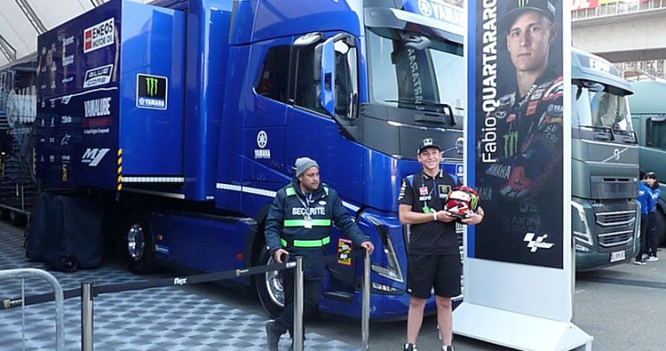 Le r&ecirc;ve de Myke au Moto GP 