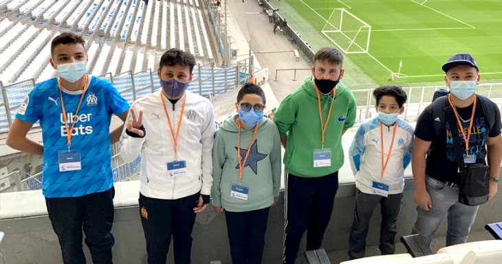&quot;Match des H&eacute;ros&quot; au stade Orange V&eacute;lodrome de Marseille