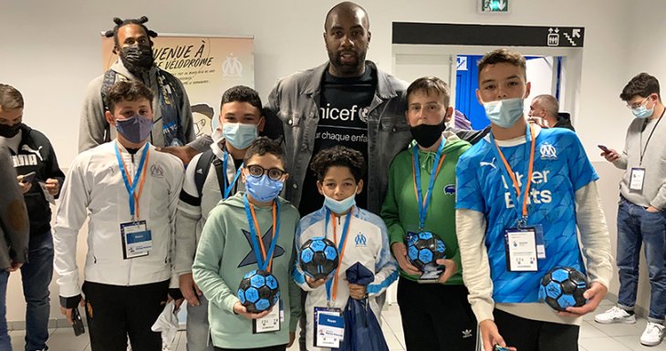 &quot;Match des H&eacute;ros&quot; au stade Orange V&eacute;lodrome de Marseille