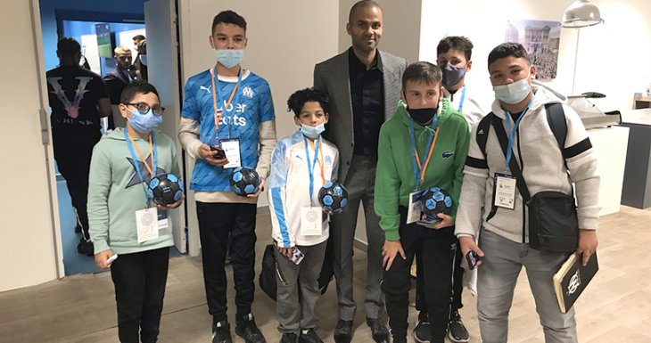 &quot;Match des H&eacute;ros&quot; au stade Orange V&eacute;lodrome de Marseille