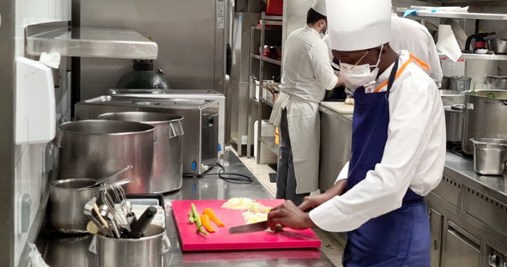 Cuisiner pour les chefs du Bristol