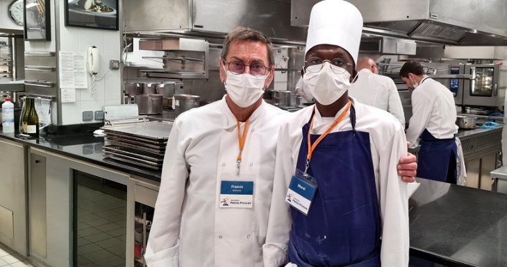 Cuisiner pour les chefs du Bristol