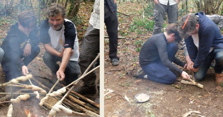 Solal passe un week-end survie en for&ecirc;t