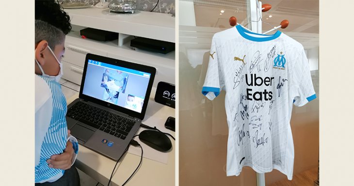Rencontre virtuelle &agrave; l&#039;Olympique de Marseille