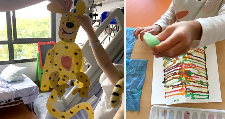 Ateliers d&rsquo;expression plastique au CHU de Limoges