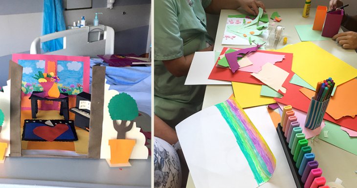 Ateliers d&rsquo;expression plastique au CHU de Limoges