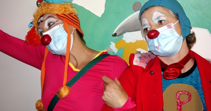 Des clowns &agrave; l&#039;H&ocirc;pital du Kremlin-Bic&ecirc;tre (94)