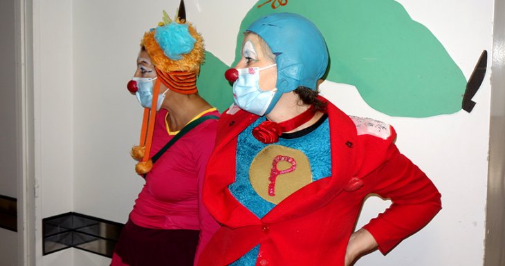 Des clowns &agrave; l&#039;H&ocirc;pital du Kremlin-Bic&ecirc;tre (94)