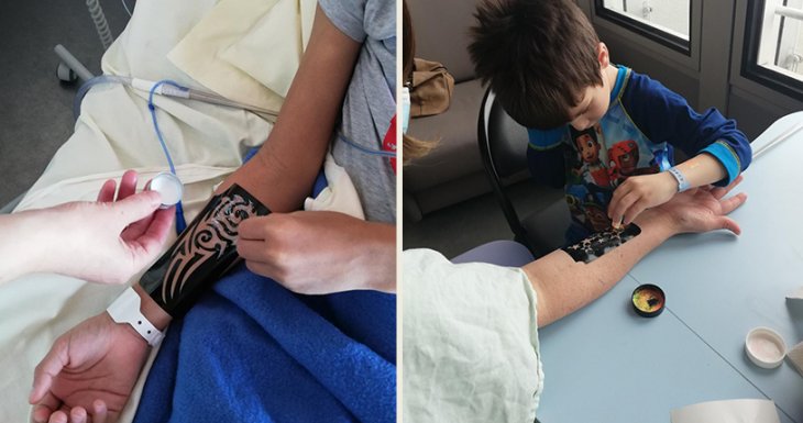Un atelier tatouages et paillettes &agrave; Necker
