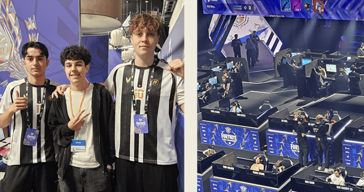 Gabriel au championnat du monde de Fornite