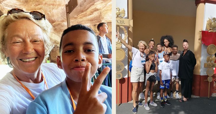 Djamaal adore les sensations fortes du parc Ast&eacute;rix 