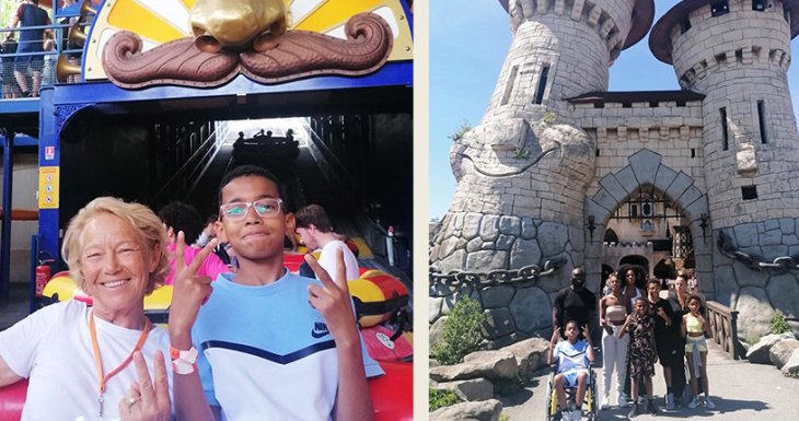 Djamaal adore les sensations fortes du parc Ast&eacute;rix 