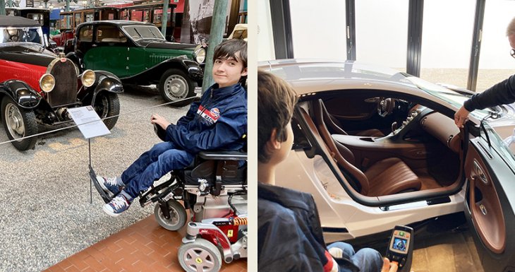 Thibault visite l&#039;usine Bugatti 