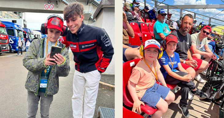 Un week-end de r&ecirc;ve au MotoGP pour 6 petits princes