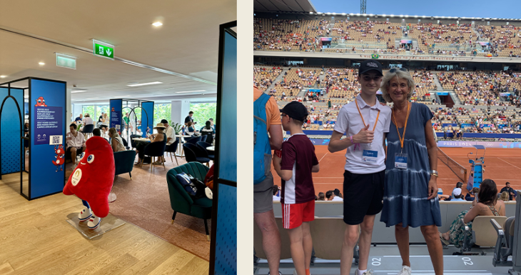 Baptiste r&ecirc;ve de tennis olympique 