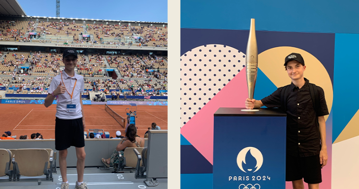 Baptiste r&ecirc;ve de tennis olympique 