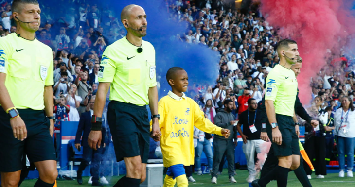 Thierno r&eacute;alise son r&ecirc;ve au Parc des Princes avec le PSG
