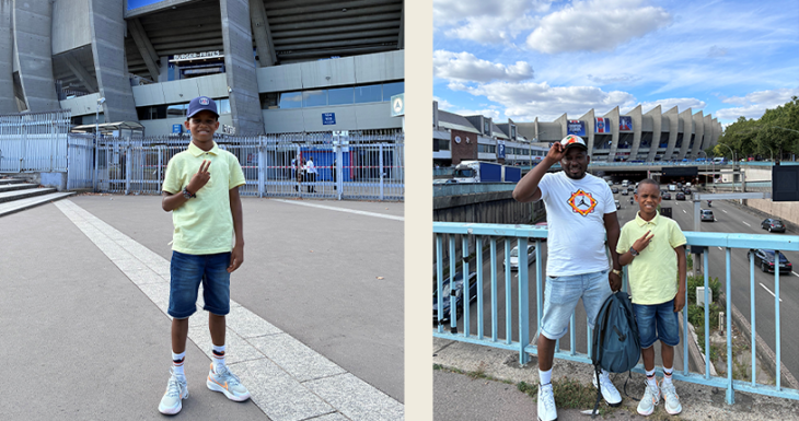 Thierno r&eacute;alise son r&ecirc;ve au Parc des Princes avec le PSG