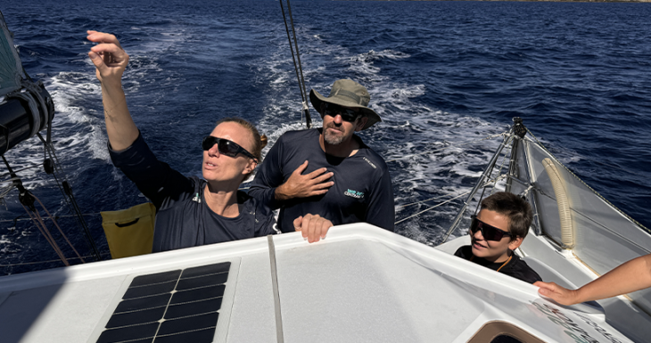 Thomas r&eacute;alise son r&ecirc;ve marin &agrave; bord du CENTRAKOR