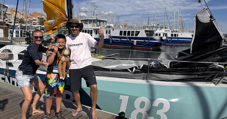 Thomas r&eacute;alise son r&ecirc;ve marin &agrave; bord du CENTRAKOR