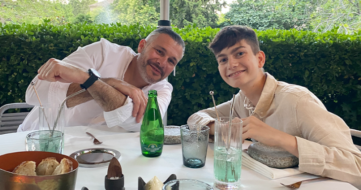 Aubin r&eacute;alise son r&ecirc;ve culinaire avec Glenn Viel