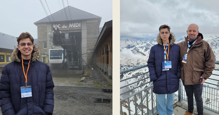 Un r&ecirc;ve au sommet pour Jules au Pic du Midi