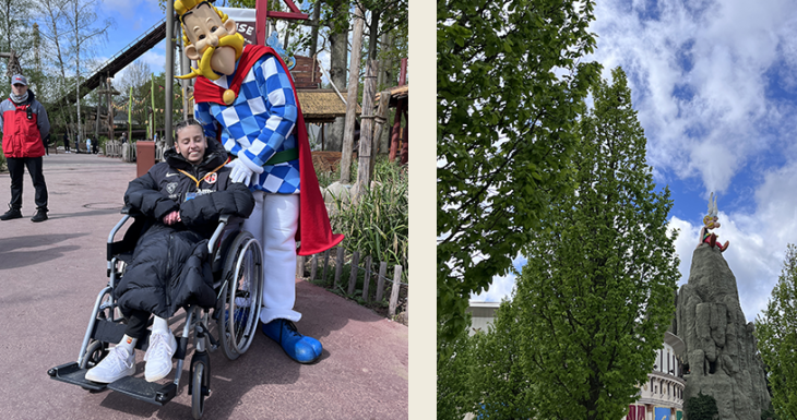 Ella d&eacute;couvre le parc Ast&eacute;rix en famille