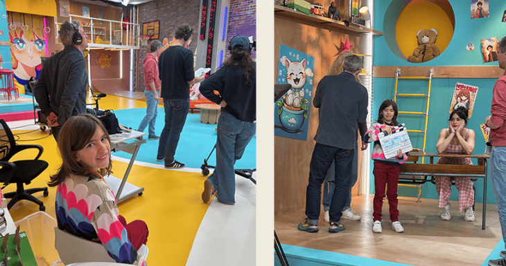 Elanor sur le plateau de l&rsquo;&eacute;mission Okoo Koo