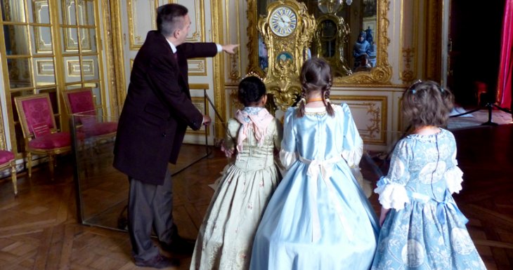Trois princesses &agrave; Versailles
