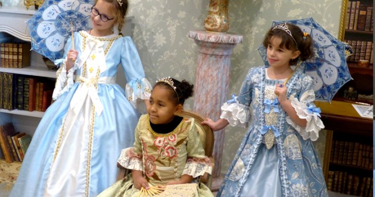 Trois princesses &agrave; Versailles
