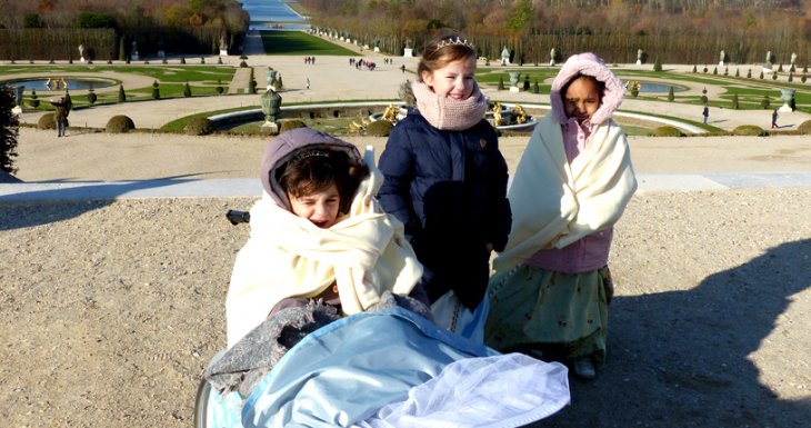Trois princesses &agrave; Versailles