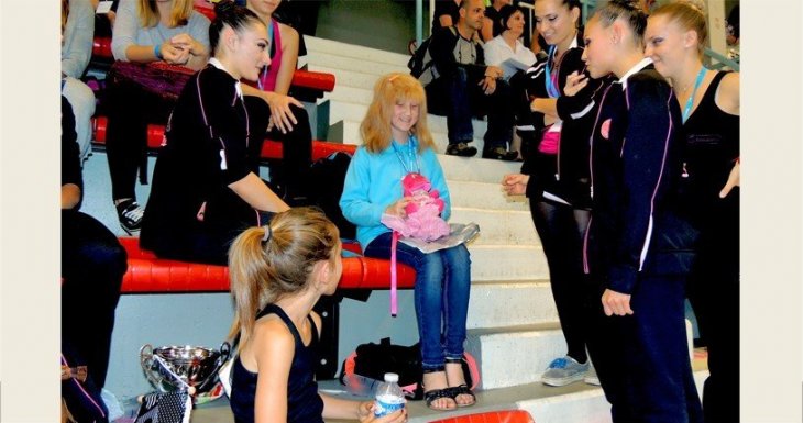 Une gymnaste en herbe !
