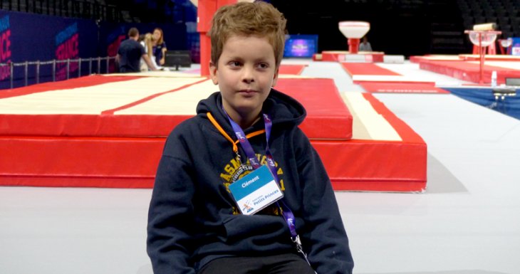 Cl&eacute;ment aux Internationaux de France de gymnastique